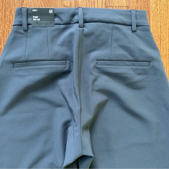 Express size 4R gray supersoft twill dress pants curvy skinny high rise - Picture 11 of 13